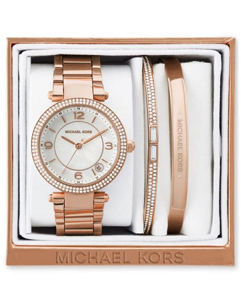 michael kors gift set watch and bracelet|matching watch and bracelet set.